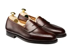 Summer Shoes | Rubber Soles<Crockett & Jones Boston Dark Brown Country Calf