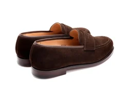 Summer Shoes | Penny Loafers<Crockett & Jones Boston Dark Brown Suede