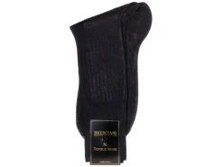 Socks<Bresciani Calf Length Cotton Socks Navy