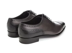 Two-tone | Oxfords<Edward Green Canterbury Black & Cloud Antique Calf