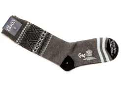 Socks<Corgi Cashmere Cotton Socks Grey