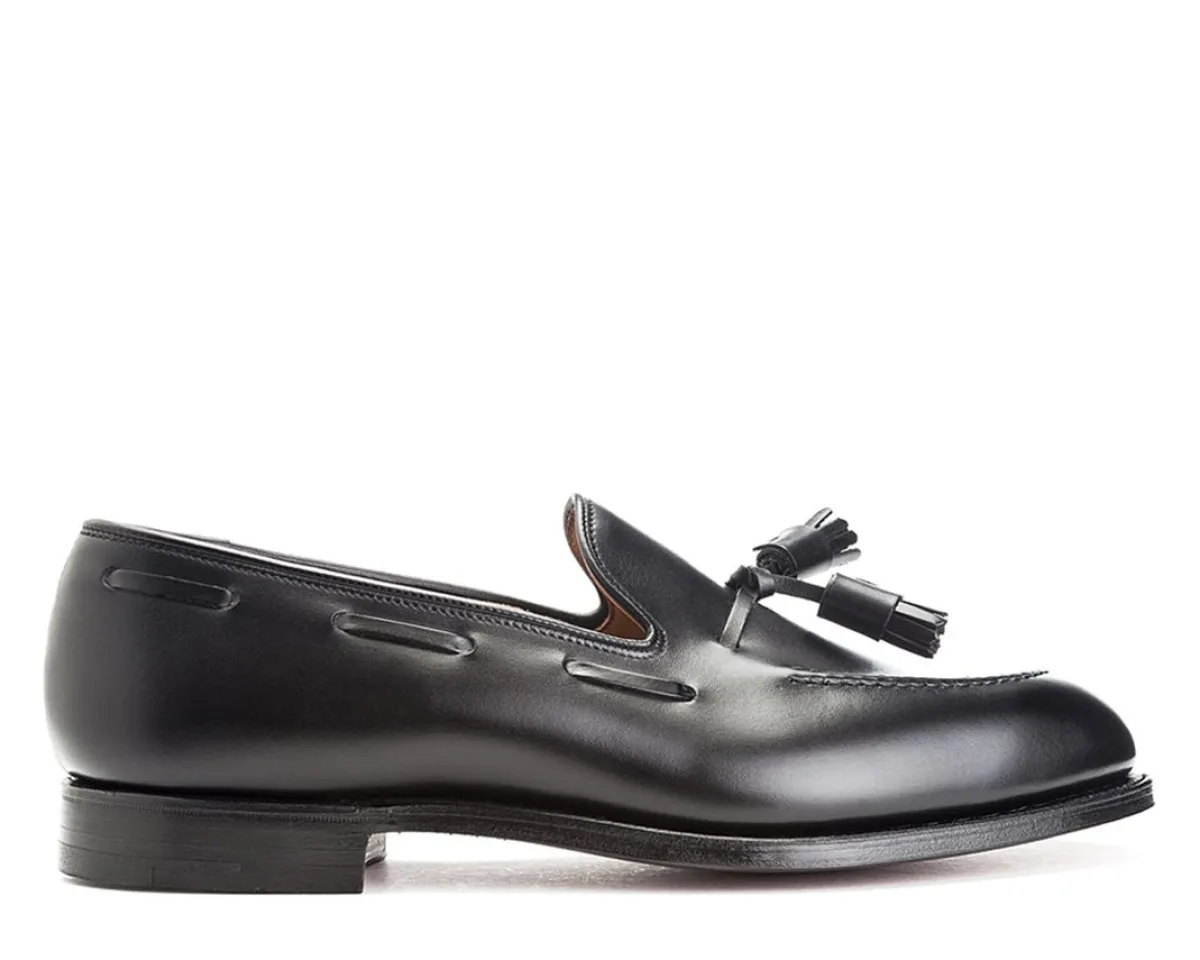 Tassel Loafers | Summer Shoes<Crockett & Jones Cavendish Black Calf