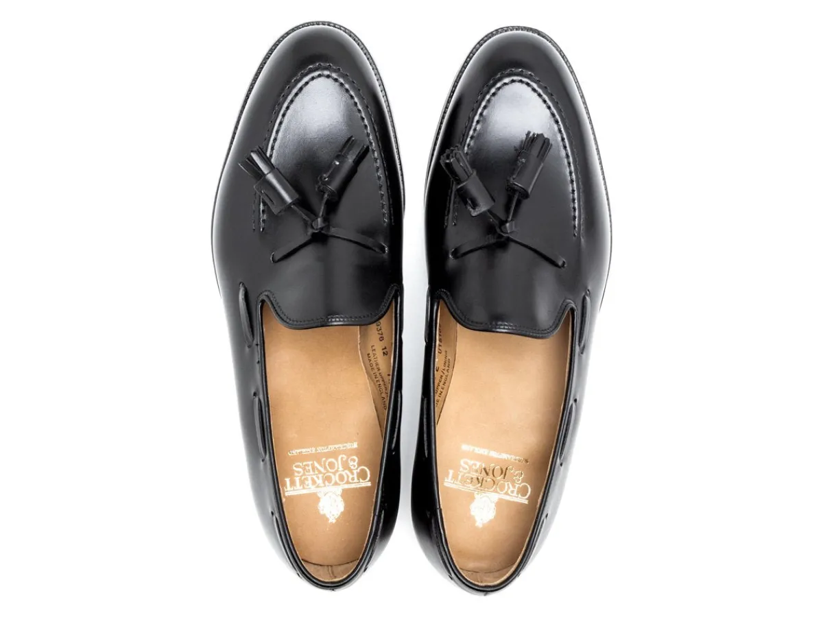 Tassel Loafers | Summer Shoes<Crockett & Jones Cavendish Black Calf