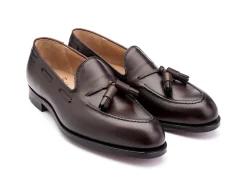 Summer Shoes | Tassel Loafers<Crockett & Jones Cavendish Dark Brown Burnished Calf