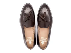 Summer Shoes | Tassel Loafers<Crockett & Jones Cavendish Dark Brown Burnished Calf