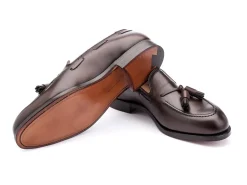 Summer Shoes | Tassel Loafers<Crockett & Jones Cavendish Dark Brown Burnished Calf