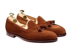 Tassel Loafers | Summer Shoes<Crockett & Jones Cavendish Polo Brown Calf Suede [PRE-ORDER]