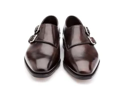 Monk Straps<John Lobb Chapel Dark Brown Museum Calf