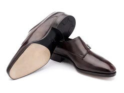 Monk Straps<John Lobb Chapel Dark Brown Museum Calf