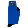 Socks<Corgi Charles Plain Socks Blue
