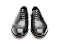 Straight Cap Oxfords | Oxfords<Edward Green Chelsea 202 Black Calf D-width