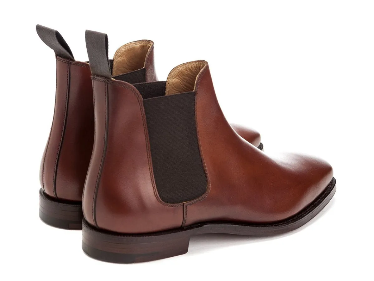Elastic Sides | Boots<Crockett & Jones Chelsea 3 Chestnut Burnished Calf