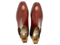 Elastic Sides | Boots<Crockett & Jones Chelsea 3 Chestnut Burnished Calf