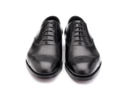 Wide Fitting | Straight Cap Oxfords<Edward Green Chelsea Black Calf F-width