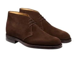 Suede | Rubber Soles<Crockett & Jones Chiltern Dark Brown Suede [PRE-ORDER]