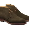 Suede | Rubber Soles<Crockett & Jones Chiltern Earth Green Suede [PRE-ORDER]