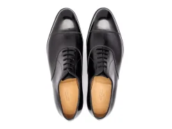 Straight Cap Oxfords | Oxfords<John Lobb City II Black Calf