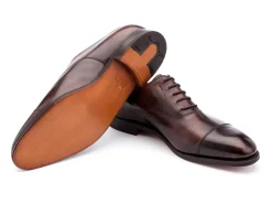 Wide Fitting | Straight Cap Oxfords<John Lobb City II Dark Brown Museum Calf EE-width
