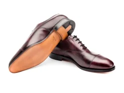 Straight Cap Oxfords | Oxfords<John Lobb City II Plum Museum Calf