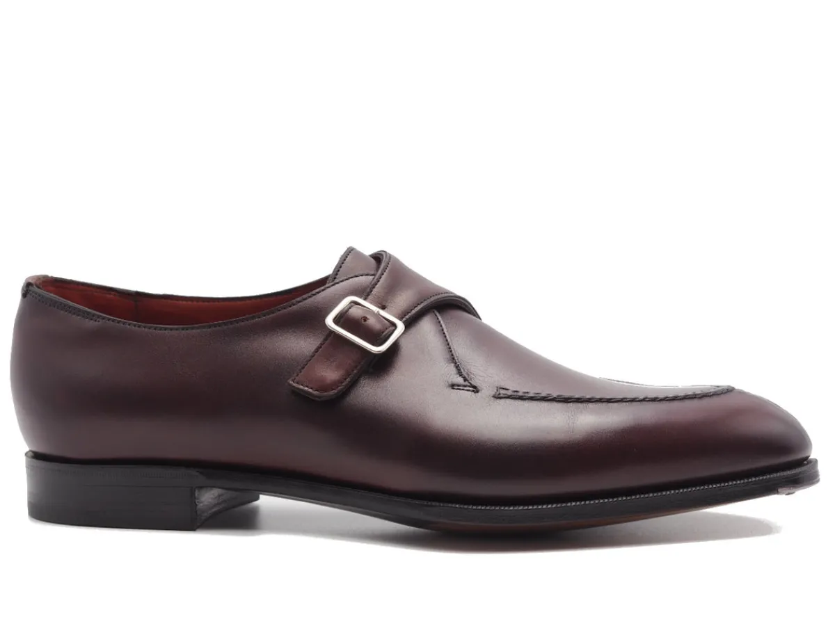 Monk Straps<Edward Green Clapham Burgundy Antique Calf
