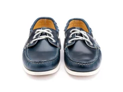 Rubber Soles | Summer Shoes<Quoddy Classic Boat Shoe Navy Cavalier