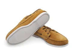 Summer Shoes | Suede<Quoddy Classic Boat Shoe Peanut Suede