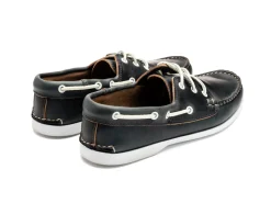 Summer Shoes | Rubber Soles<Quoddy Classic Boat Shoe Unlined Navy Chromexcel