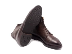 Rubber Soles | Boots<Crockett & Jones Coniston Dark Brown Scotch Country Grain