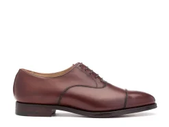Wide Fitting | Straight Cap Oxfords<Crockett & Jones Connaught Chestnut Burnished Calf F-width