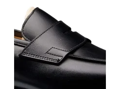 Summer Shoes | Penny Loafers<Crockett & Jones Crawford Black Calf [PRE-ORDER]
