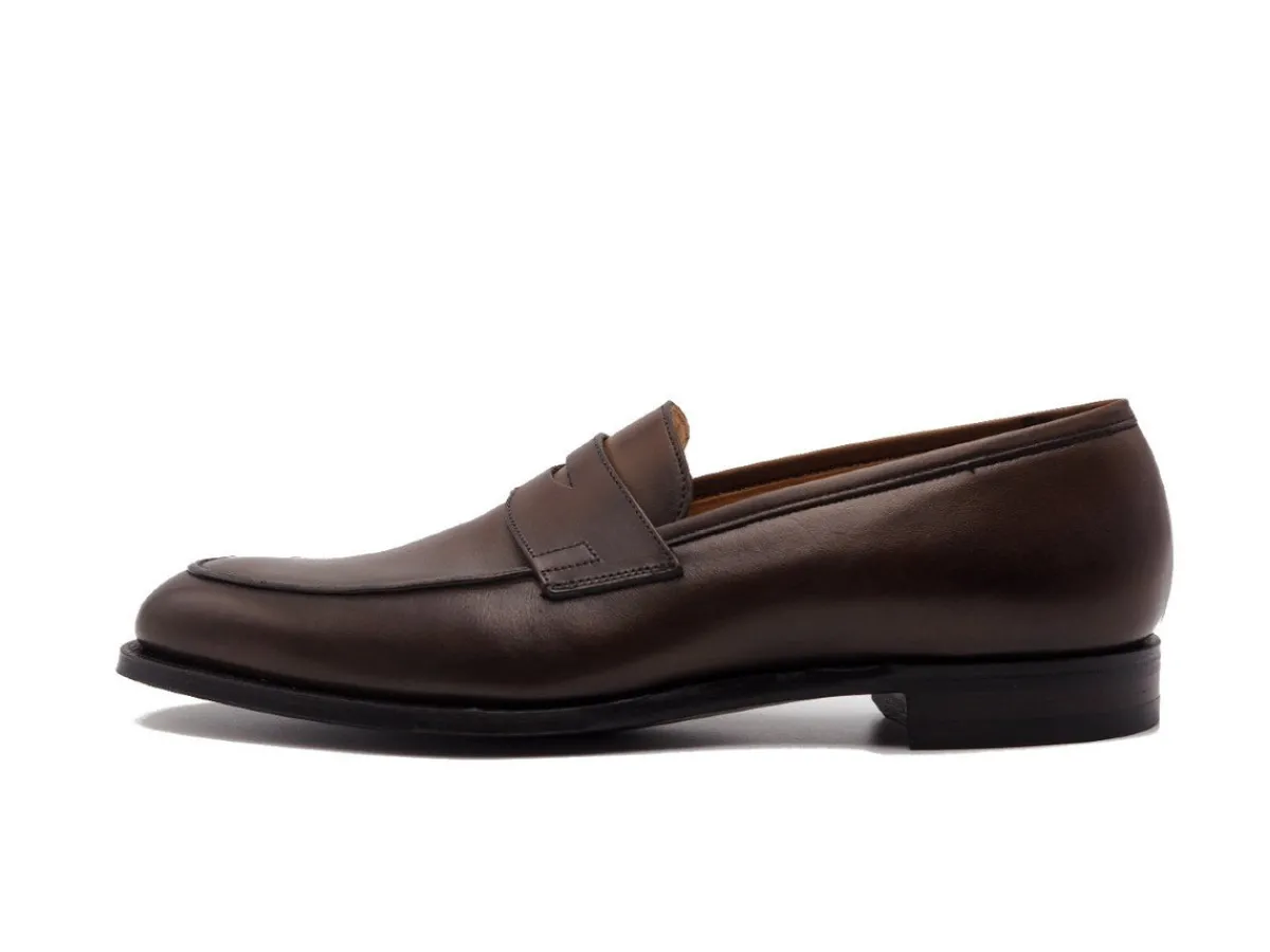 Summer Shoes | Loafers & Slip-ons<Crockett & Jones Crawford Dark Brown Antique Calf