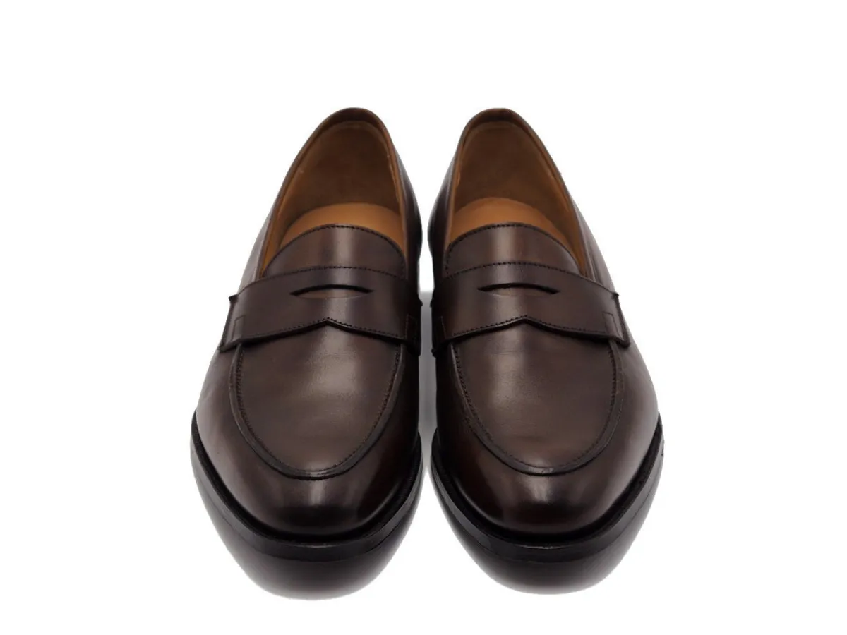 Summer Shoes | Loafers & Slip-ons<Crockett & Jones Crawford Dark Brown Antique Calf