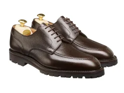 Rubber Soles | Derbys<Crockett & Jones Denver Dark Brown Hatch Grain [PRE-ORDER]