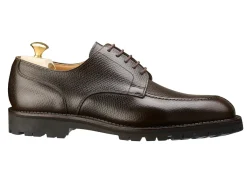 Rubber Soles | Derbys<Crockett & Jones Denver Dark Brown Hatch Grain [PRE-ORDER]