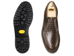 Rubber Soles | Derbys<Crockett & Jones Denver Dark Brown Hatch Grain [PRE-ORDER]