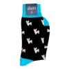 Socks<Corgi Dog Pattern Socks Black