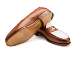 Two-tone | Summer Shoes<Edward Green Duke Hazel & White Calf