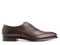 Oxfords | Brogues<Crockett & Jones Edgware Dark Brown Burnished Calf