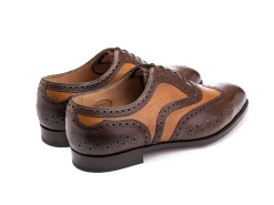 Wide Fitting | Two-tone<Edward Green Falkirk Dark Oak & Almond Country Calf F-width