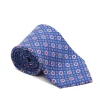 Ties<Tie Your Tie Fine Silk Tie Square Motif Blue