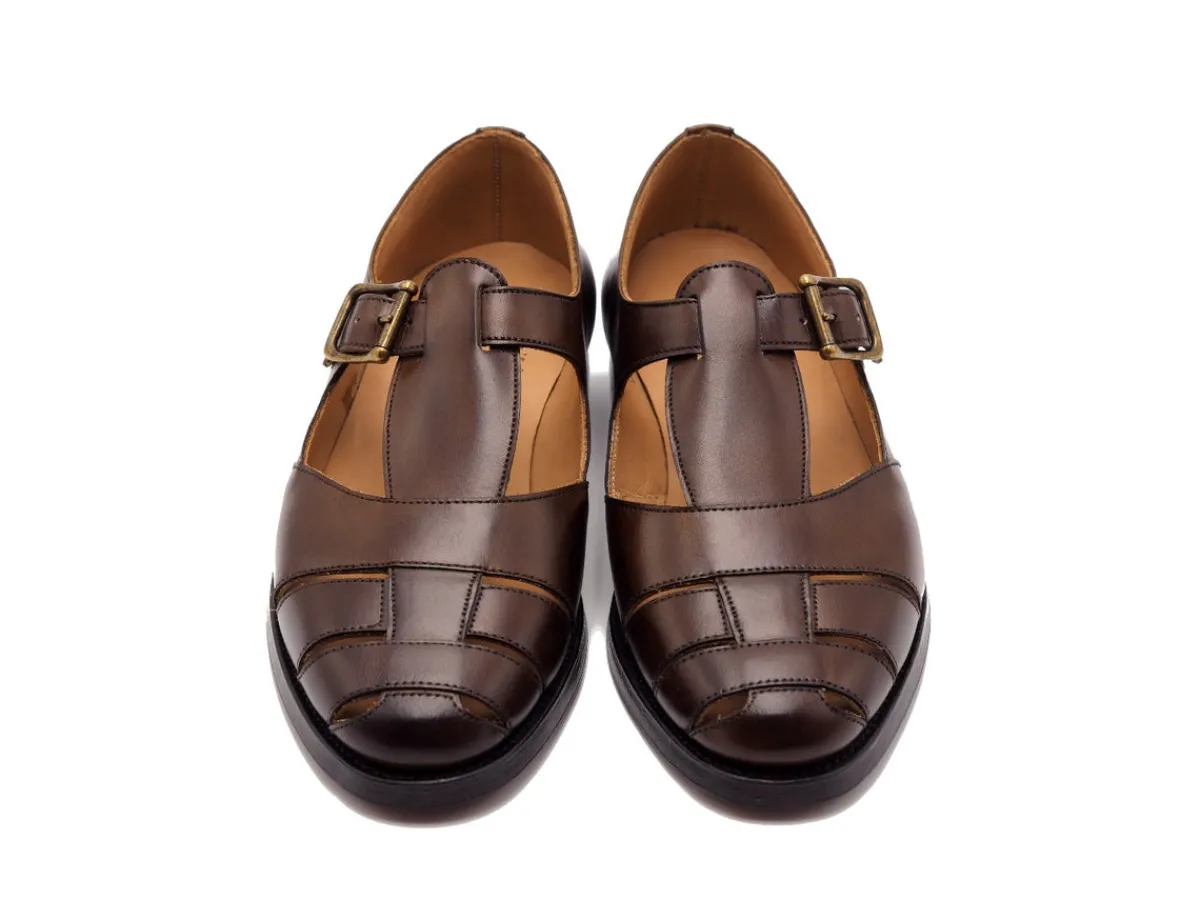 Summer Shoes | Loafers & Slip-ons<Crockett & Jones Fisherman Dark Brown Burnished Calf