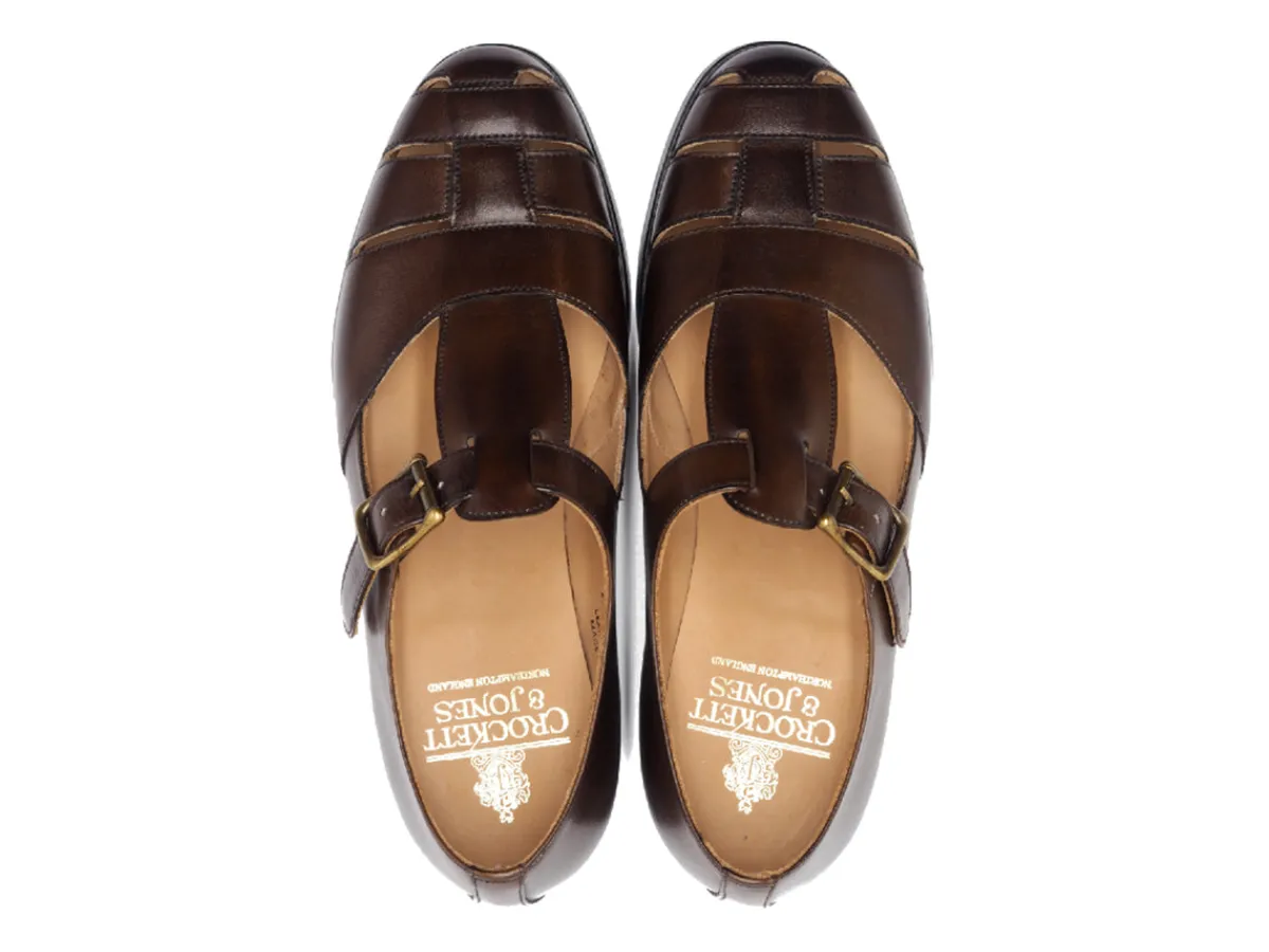 Summer Shoes | Loafers & Slip-ons<Crockett & Jones Fisherman Dark Brown Burnished Calf