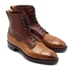 Two-tone | Rubber Soles<Edward Green Galway Burnt Pine & Burgundy Utah