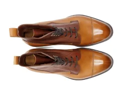 Two-tone | Rubber Soles<Edward Green Galway Burnt Pine & Burgundy Utah