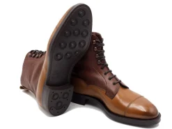Two-tone | Rubber Soles<Edward Green Galway Burnt Pine & Burgundy Utah