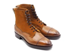 Two-tone | Rubber Soles<Edward Green Galway Chestnut & Tobacco Suede