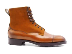 Two-tone | Rubber Soles<Edward Green Galway Chestnut & Tobacco Suede