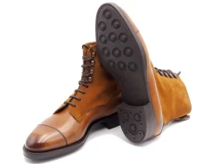 Two-tone | Rubber Soles<Edward Green Galway Chestnut & Tobacco Suede