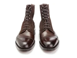 Two-tone | Boots<Edward Green Galway Dark Oak & Mink Suede