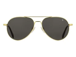 Sunglasses | Eyewear<American Optical General Gold Grey Glass Lens
